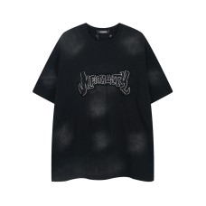 Spray dye used dirty short sleeved t-shirt