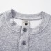 Half button pullover short sleeved shirt
