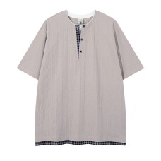 Fake two short sleeved T-shirts