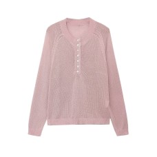 V-Neck Solid Color Long Sleeve Knitwear for Women V-Neck Solid Color Long Sleeve Knitwear for Women