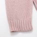V-Neck Solid Color Long Sleeve Knitwear for Women