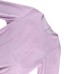 Asymmetric round neck long sleeved top set