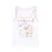 Dopamine colored bow U-neck tank top for women