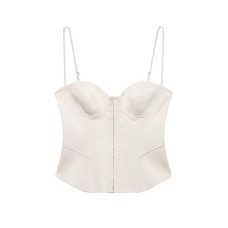 Style Women's Casual Bodycon Crop Top with Straps
