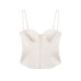 Style Women's Casual Bodycon Crop Top with Straps Style Women's Casual Bodycon Crop Top with Straps