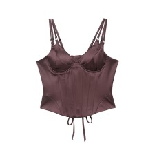 Satin Strap Slim Fit Camisole for Women Satin Strap Slim Fit Camisole for Women