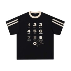 Digital printed round neck short sleeved T-shirt Digital printed round neck short sleeved T-shirt