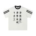 Digital printed round neck short sleeved T-shirt