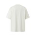 Character letter printed short sleeved t-shirt