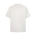 Character letter printed short sleeved t-shirt