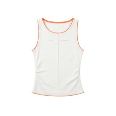 Sleeveless Crop Top Two-Piece Mock Layered Tank Top Sleeveless Crop Top Two-Piece Mock Layered Tank Top