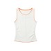 Sleeveless Crop Top  Two-Piece Mock Layered Tank Top