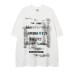 Graffiti splashed ink letters loose short sleeves