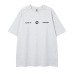 Simple Embroidered Letter Loose Short Sleeve