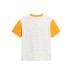 Star printed cartoon print contrasting slim fit top