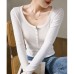 Slim Fit Long Sleeve Crew Neck Top Inner Layer or Outer Wear