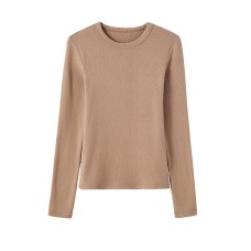Premium Muslin Cashmere Long Sleeve Female Inner Layer Top Premium Muslin Cashmere Long Sleeve Female Inner Layer Top