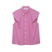 French style loose puff sleeve shirt