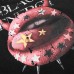 Devil Lips Star Rivet Printed Short Sleeve