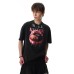 Devil Lips Star Rivet Printed Short Sleeve