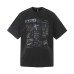 Washed and worn short sleeves