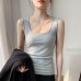 Shoulder Strap  Fitted Slimming Versatile Sleeveless Inner Top