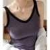 Design V-Neck Strap Wear Color-blocked High Waist Short Style