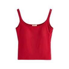 High-Elastic Cotton Coverage for Side Breasts U-Neck Inner Wear Sleeveless Top High-Elastic Cotton Coverage for Side Breasts U-Neck Inner Wear Sleeveless Top