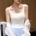 High-Elastic Cotton Coverage for Side Breasts U-Neck Inner Wear Sleeveless Top High-Elastic Cotton Coverage for Side Breasts U-Neck Inner Wear Sleeveless Top