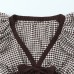 Balloon shaped small checkered bow top