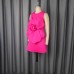 Round neck sleeveless dress
