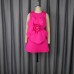 Round neck sleeveless dress