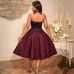 Strapless camisole dress