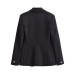 Commuting wind belt shoulder pad slim fit suit