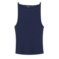 Hot girl washed ribbed sleeveless top Hot girl washed ribbed sleeveless top