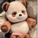 Cute Running Panda Plush Toy, Adorable Panda Stuffed Animal, Kids' Birthday Gift, Soothing Plush Doll