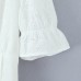 Elegant French-style Hollow Embroidery V-neck Fitted Dress
