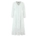 Chic Butterfly Embroidered Ruffle Off-Shoulder Chiffon Maxi Dress