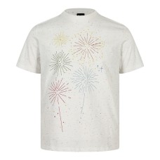 Fireworks Embroidered Short Sleeve