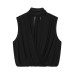 Style Pleated Balloon Sleeve Top for Women