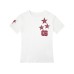 Patchwork Embroidery Short Sleeve Shirt Slim Fit Versatile Casual Top