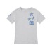 Patchwork Embroidery Short Sleeve Shirt Slim Fit Versatile Casual Top