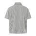 Vertical striped short sleeved shirt Vertical striped short sleeved shirt