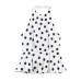 Style Polka Dot Short Sleeve Round Neck Top