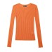 Chic Sheer Hollow Knit Long Sleeve Loose Fit Women's Top