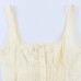 Hot girl lace short sleeveless top