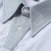 Vertical striped short sleeved shirt