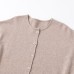 Commuting style with belt short sleeved knitted fabric
