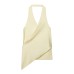 Hot Girl Sleeveless Silk Segment Hanging Neck Collar Top