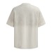 Blurred letter printing dirty short sleeved spray painting